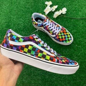 Vans Old Skool Comfycush Tie Dye Checkerboard